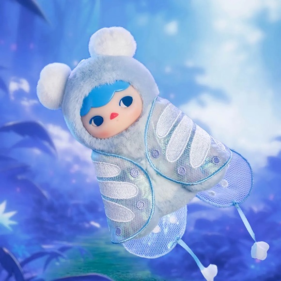 NWT Pop Mart | Pucky Forest Party Series Plush Pendant Confirmed Butterfly Baby - Picture 2 of 6